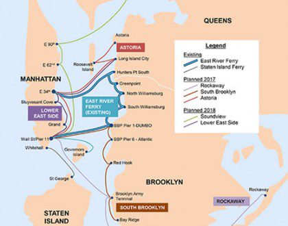 1 EDC map of the new ferry routes
