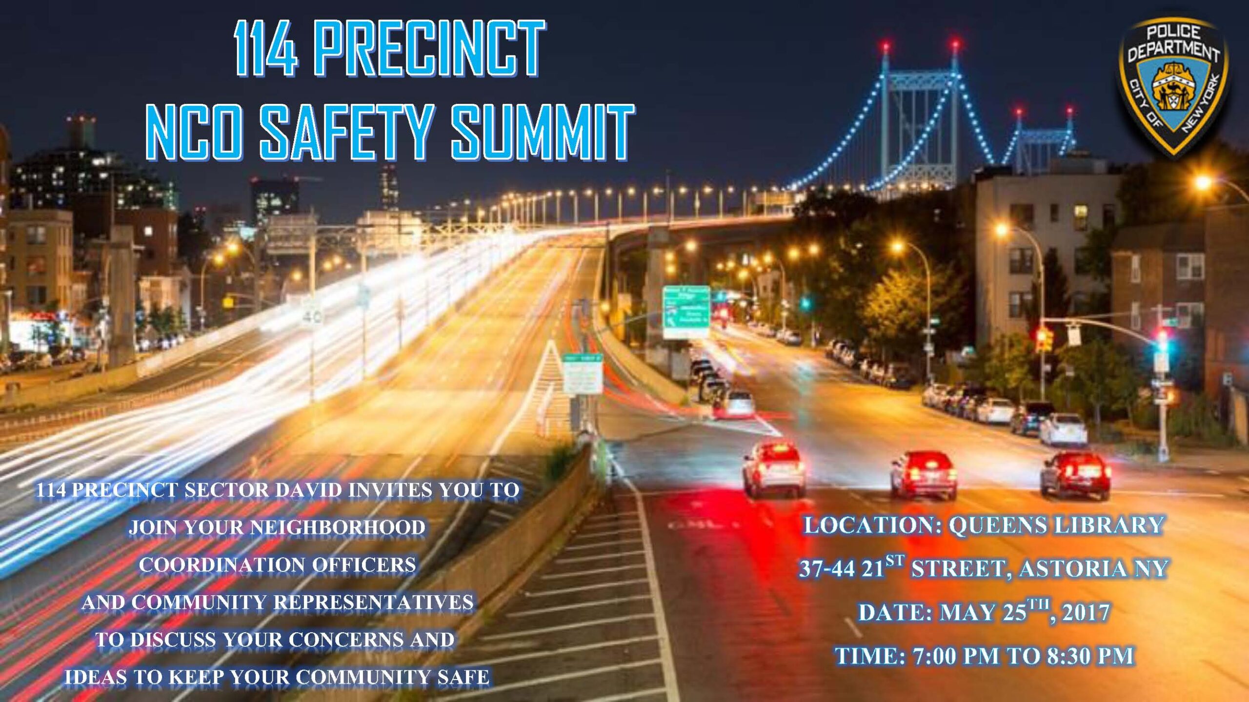 114th Precinct NCO Safety Summit