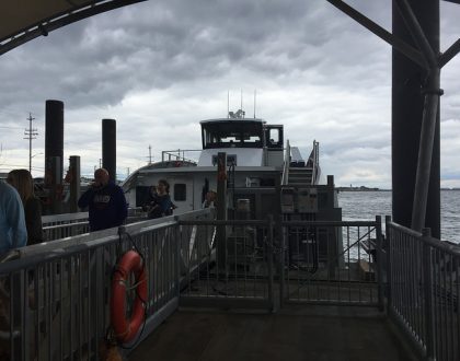 NYC Ferry Rockaway Line, Disembarking_at_the_Rockaway_Pier