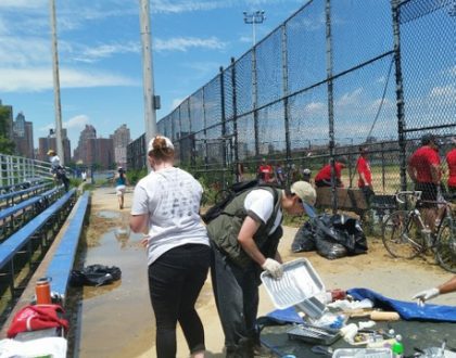 Recap of the Friends of Whitey Ford Field Cleanup Saturday July 8