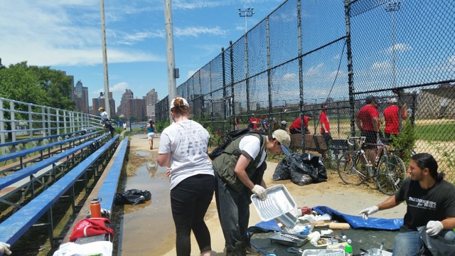 Recap of the Friends of Whitey Ford Field Cleanup Saturday July 8