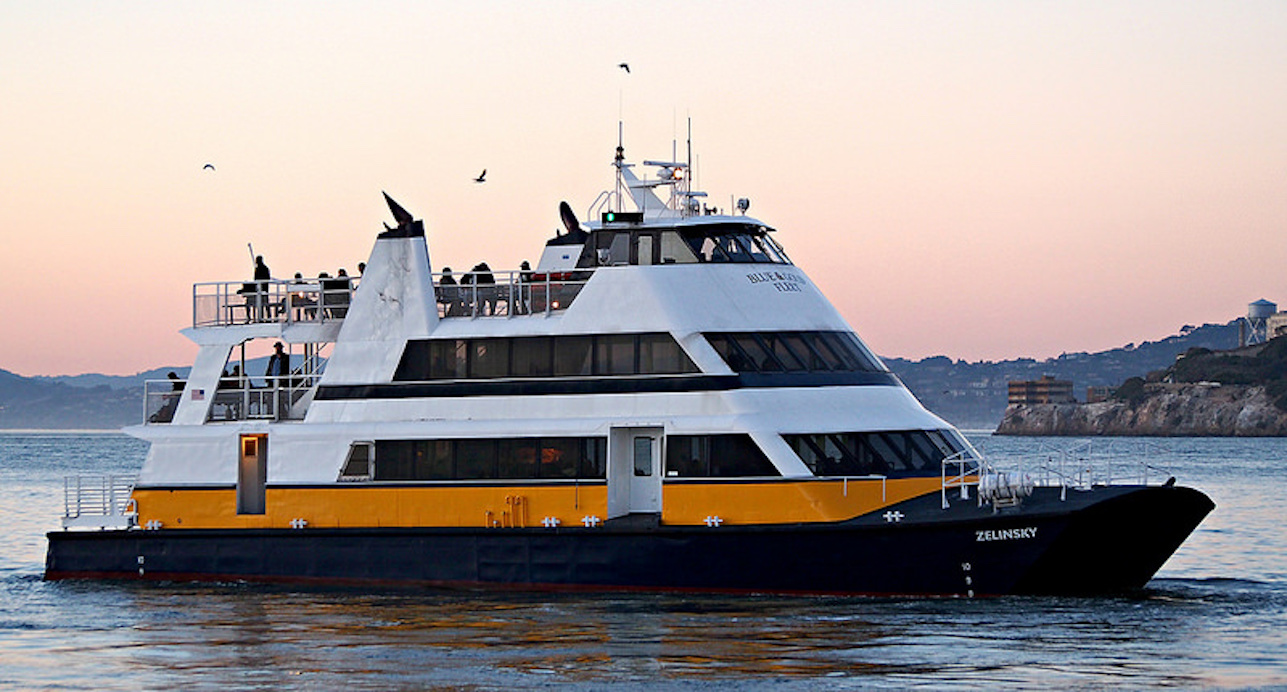 San Francisco Ferry Boat Visits New York