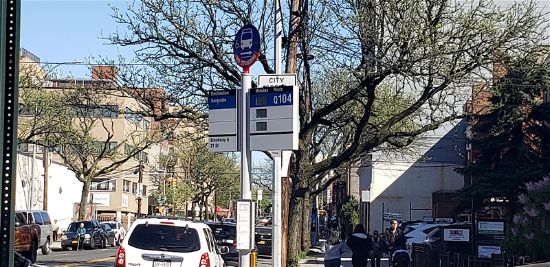 Bus countdown clock