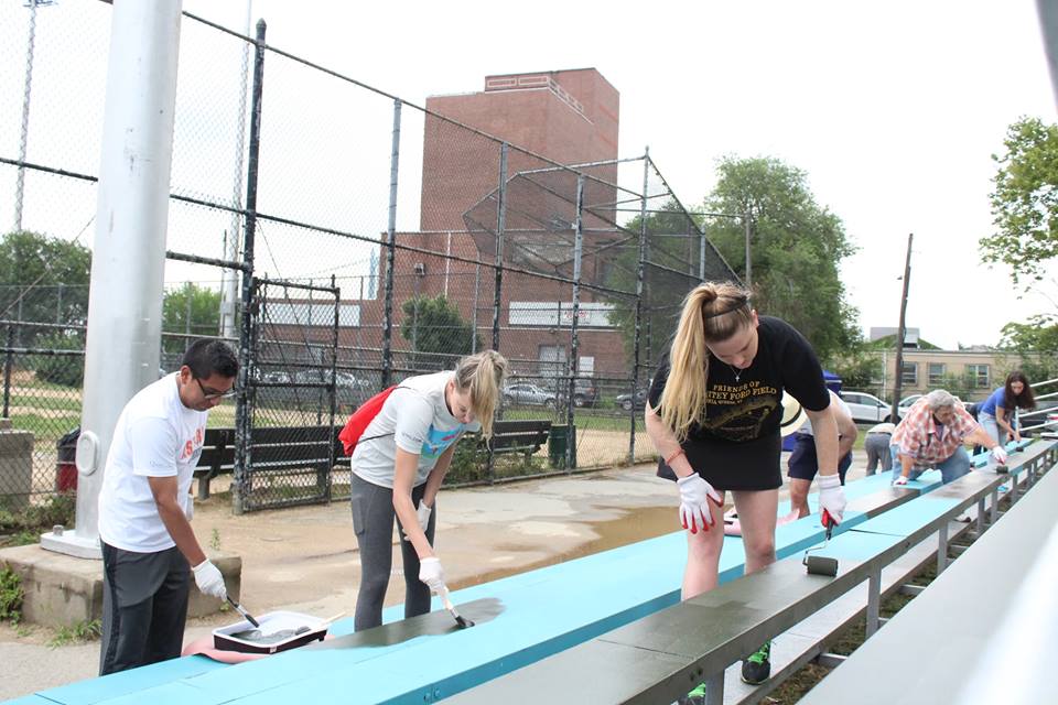 Whitey Ford Park Clean up