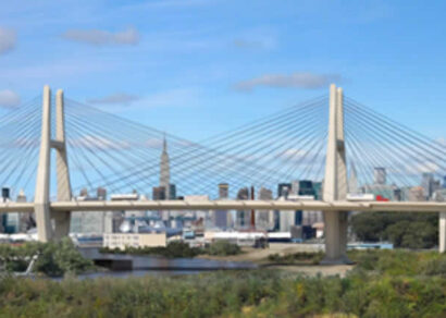 Rendering of the new Kosciuszko Bridge