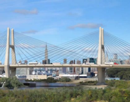 Rendering of the new Kosciuszko Bridge