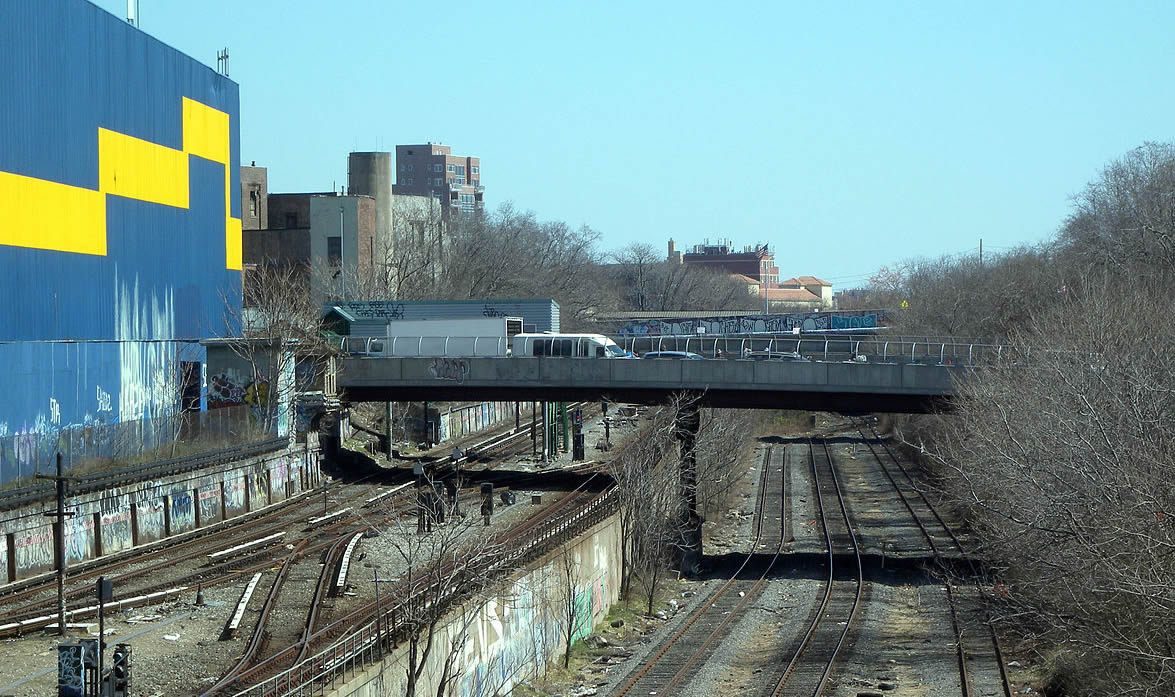 Existing Bay Ridge freight line