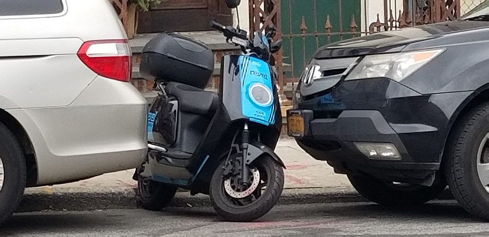 Moped parking