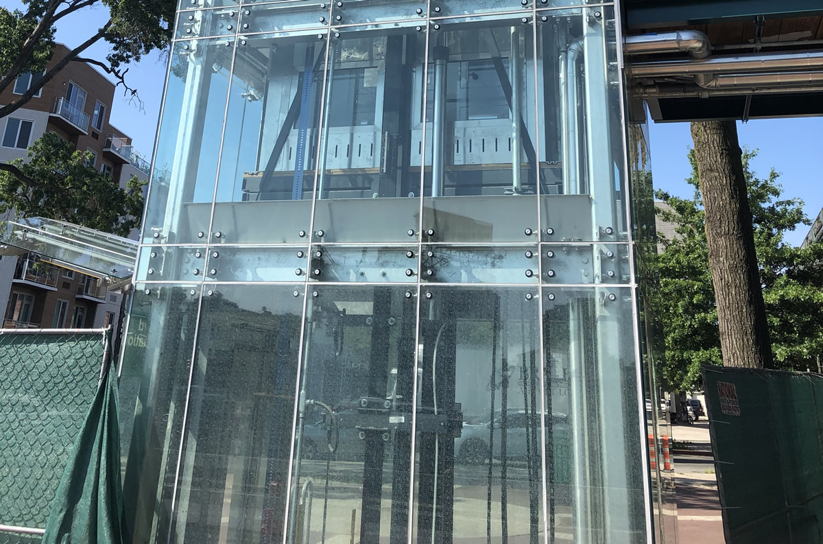 Elevators Open at the Astoria Bvd Station