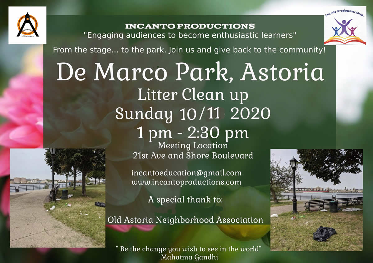 De Marco Park Clean-Up on October 11