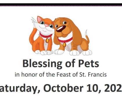 Blessing of Pets Service at St. George’s Episcopal Church