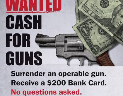 No Questions Asked Gun Buy Back Program