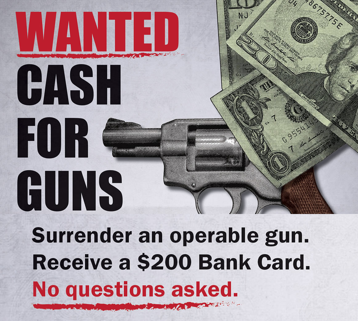 No Questions Asked Gun Buy Back Program