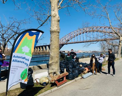 The Astoria Park Alliance 2021 Shoreline Cleanup