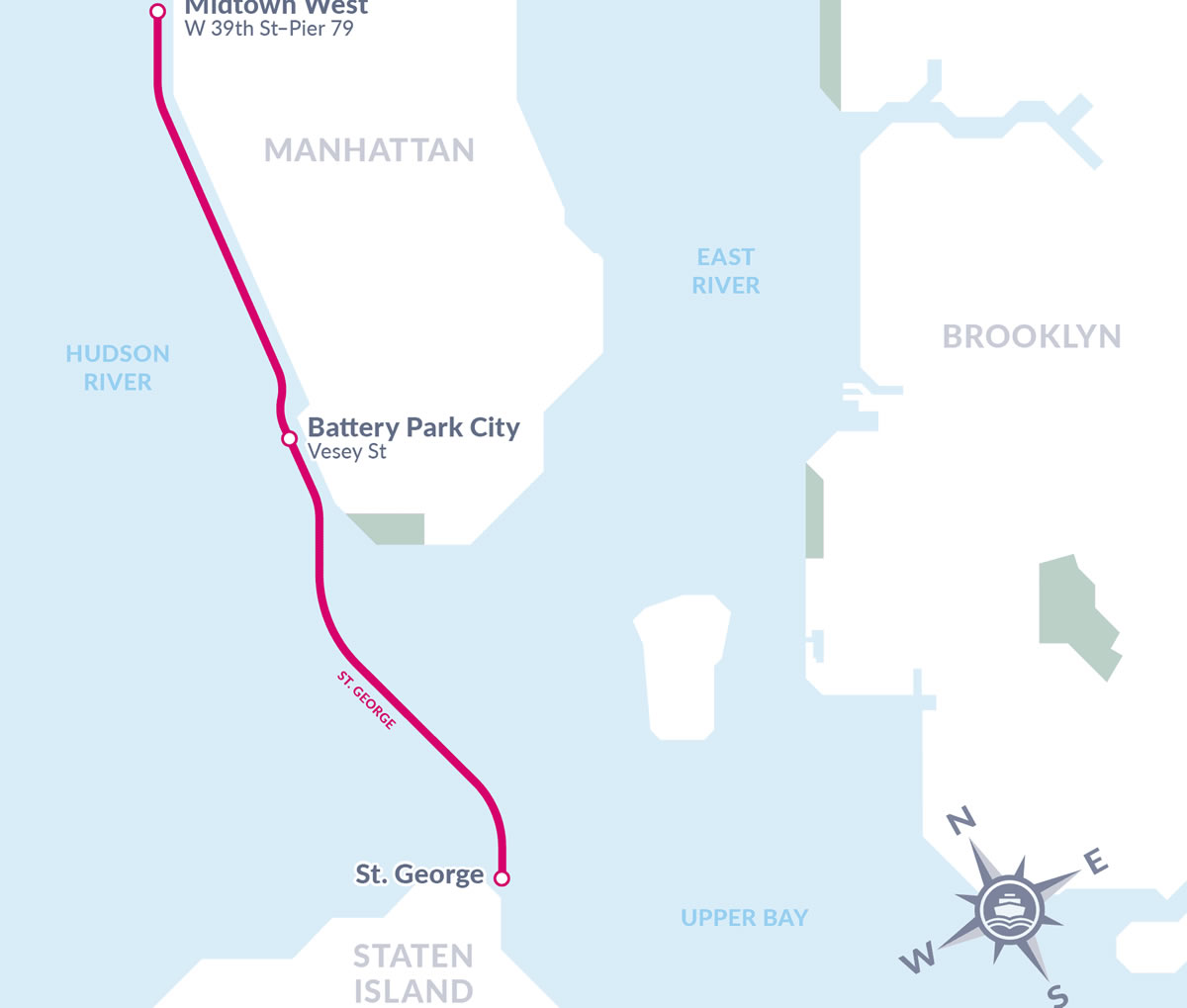 NYC Ferry New Service On St. George Route