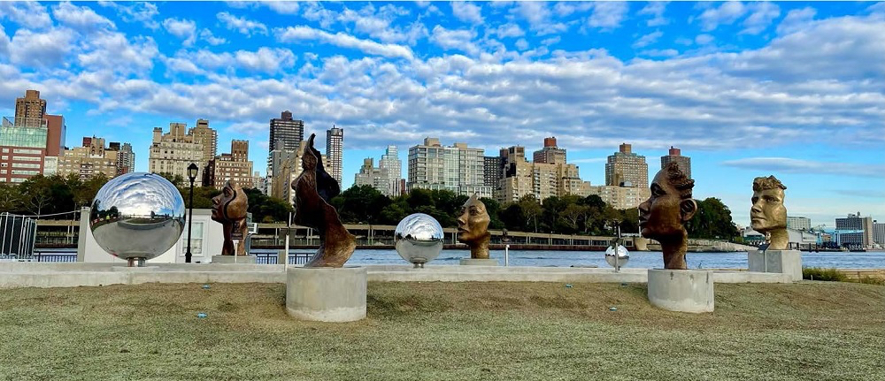 The Roosevelt Island Operating Corporation Monument Honoring Journalist Nellie Bly