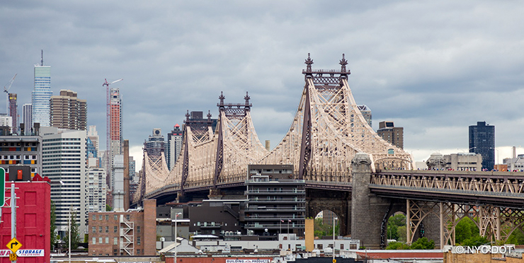 The Department of Transportation has initiated the replacement of the Upper Deck of the Queensboro Bridge