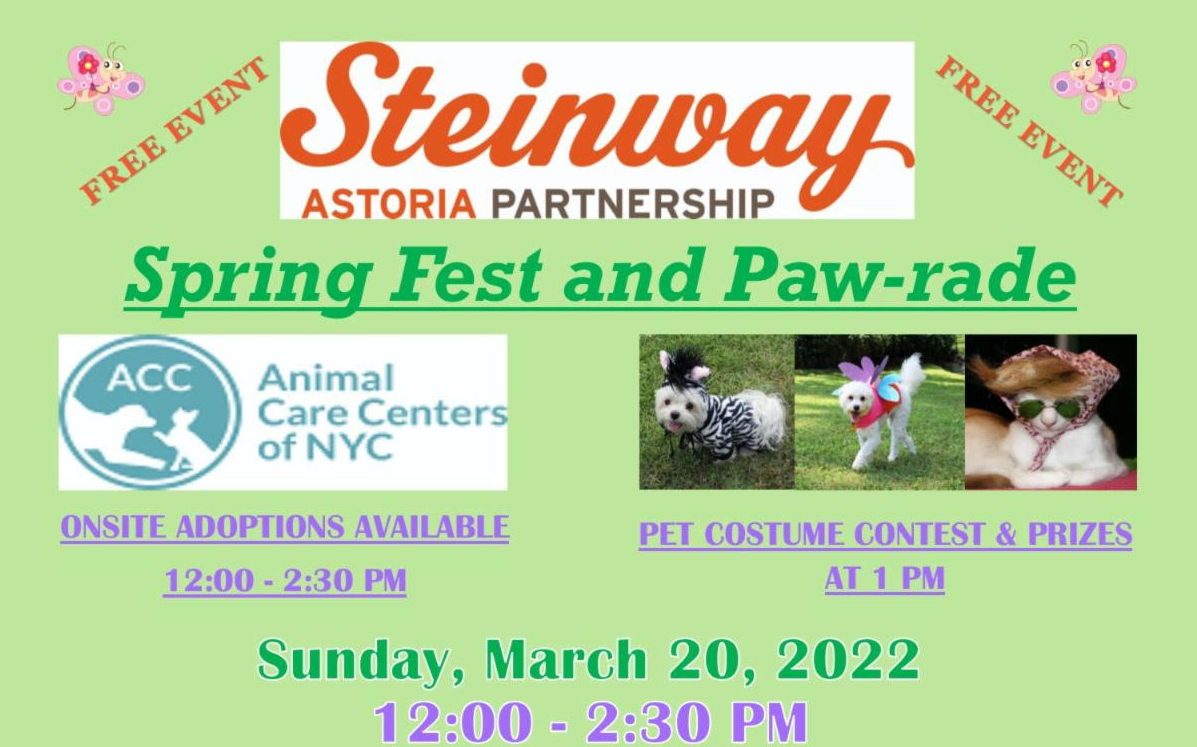 The Spring Fest and Paw-rade will take place Sunday, March 20