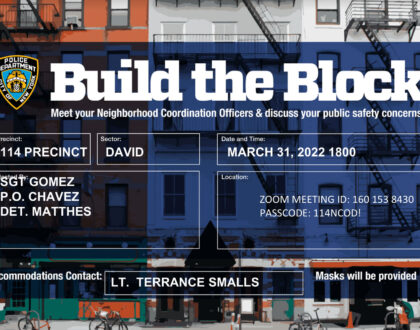 BUILD THE BLOCK REMINDER- March 31, 2022