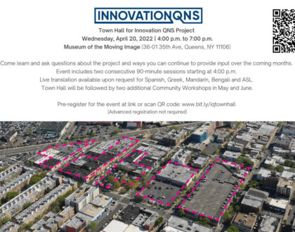 Innovation QNS Town Hall On April 20, 2022