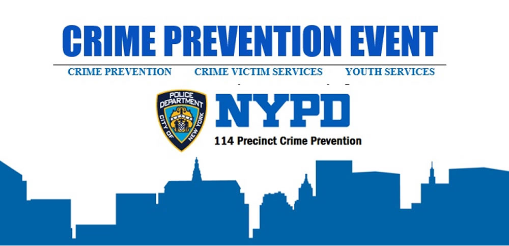 NYPD 114th Precinct Crime Prevention Event on Friday March 10