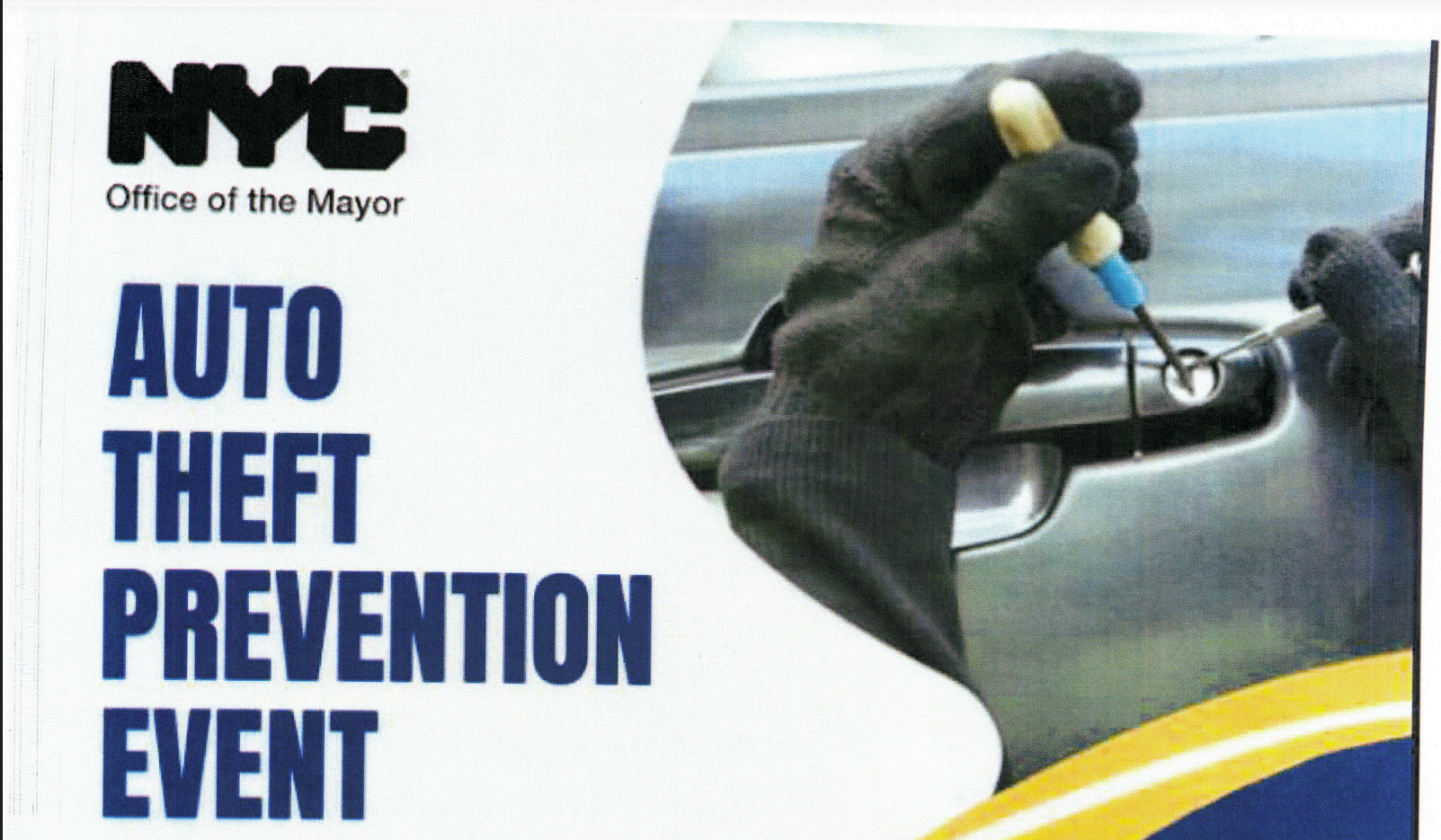 Auto Theft Prevention Event