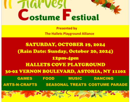 Fall Harvest Costume Festival at Hallets Cove Playground