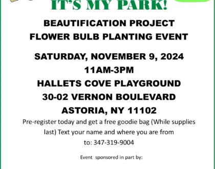 Join Us at Hallets Cove Playground for a Flower Bulb Planting Event!