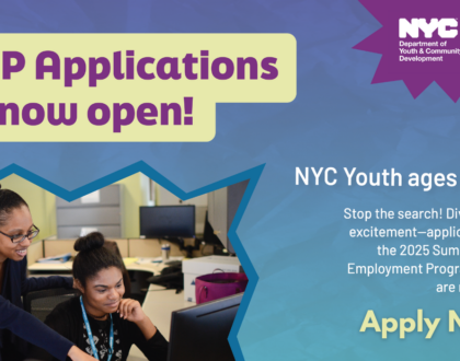 Information on the 2025 Summer Youth Employment Program (SYEP)