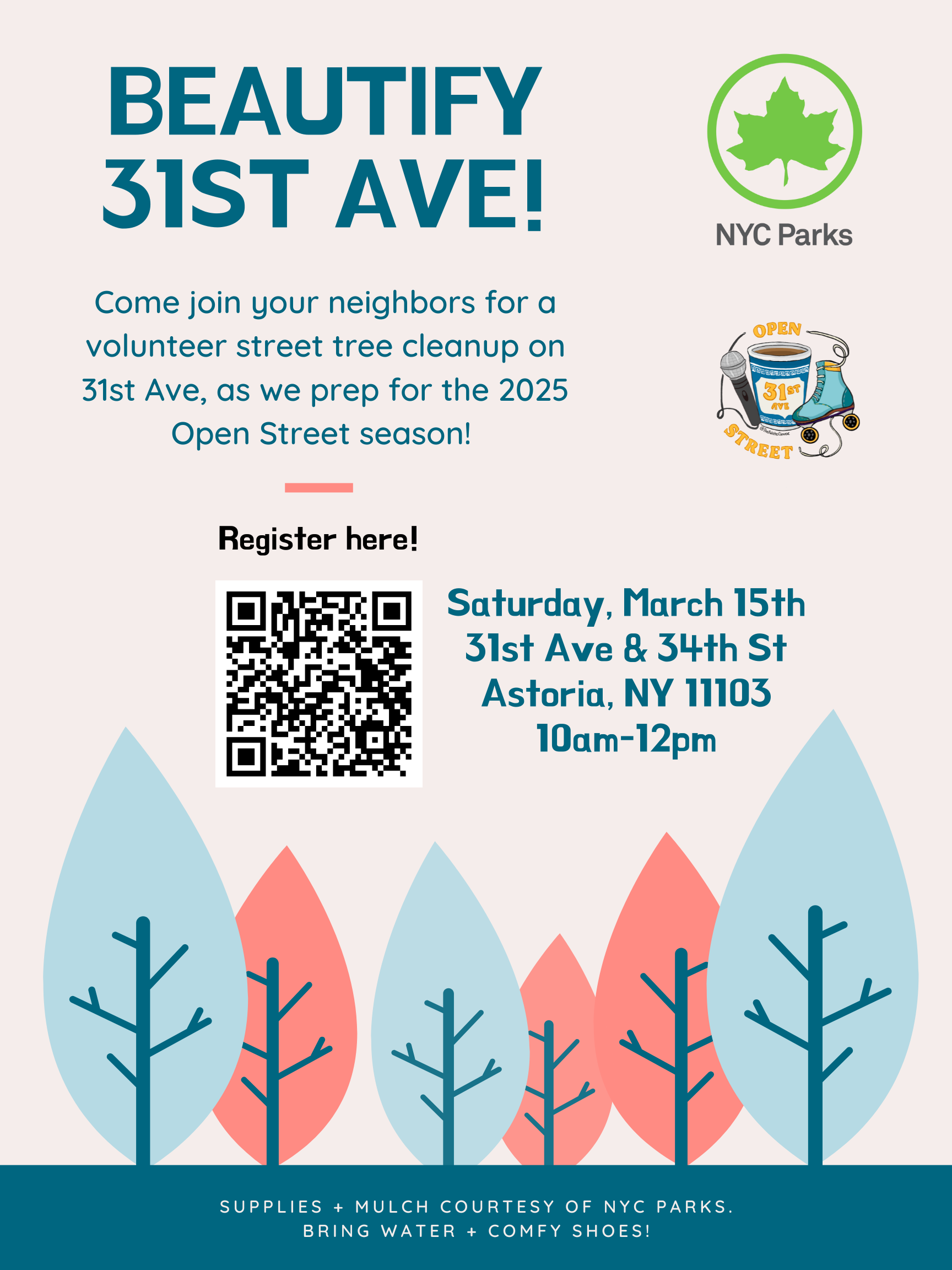 NYC Parks Cleaning Event 31st Ave
