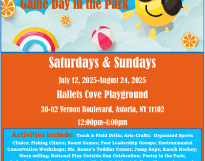 Summer Game Days at Hallets Cove Playground
