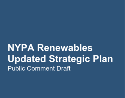 Have Your Say: NY Power Authority’s Draft Strategic Plan Virtual Hearings (August 19th & 20th)