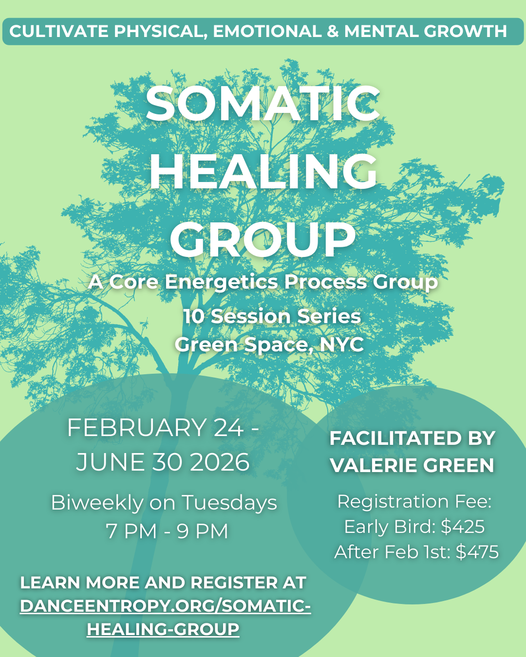 New Somatic Healing Group at Green Space