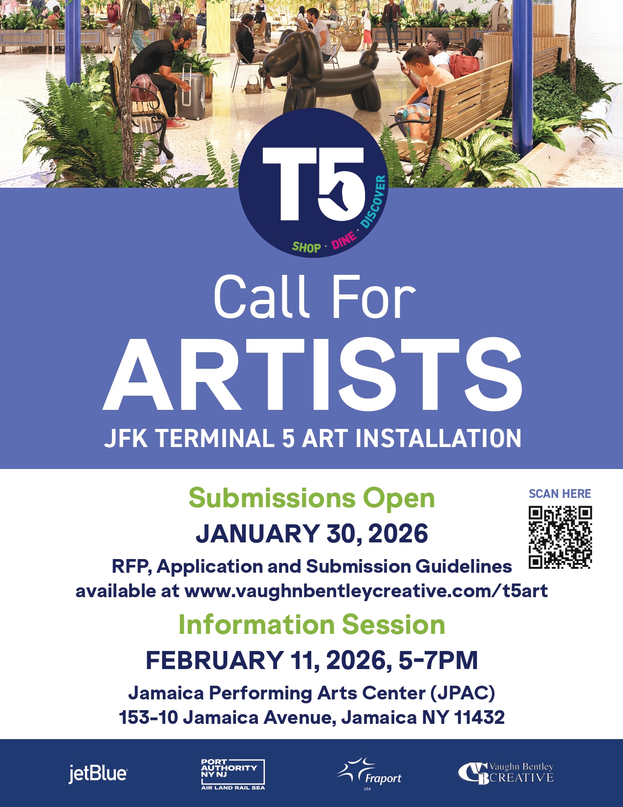 Local Artist Opportunity to Have Art Featured at JFK Airport