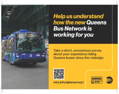 Take the Queens Bus Network Redesign Rider Survey!