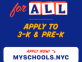 New York City families: the deadline to apply for 3-K and Pre-K is TODAY Friday, February 27.