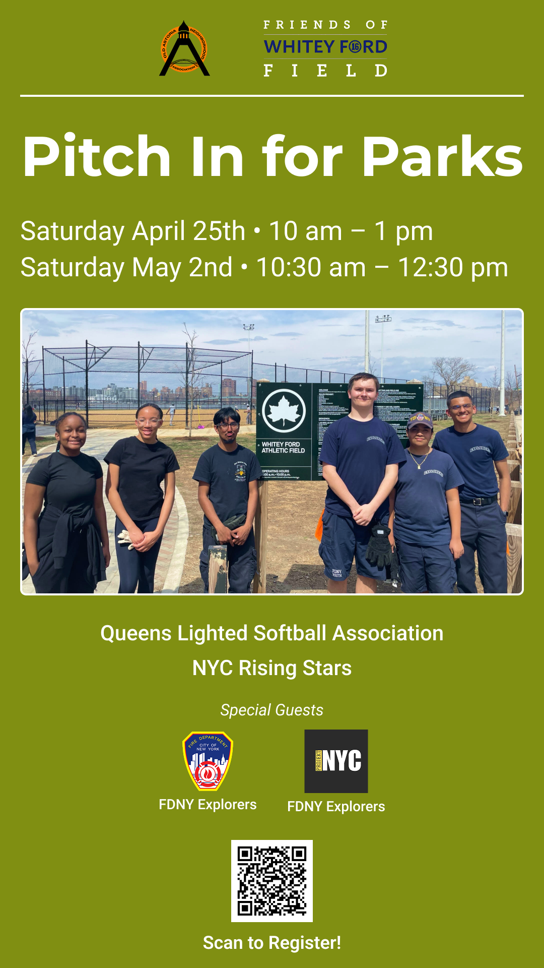 Pitch in for Parks Spring 2026