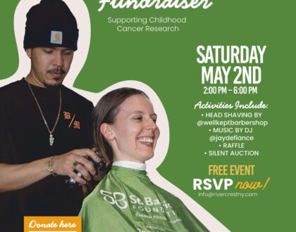 St. Baldrick’s Fundraiser for Childhood Cancer at Rivercrest (May 2nd)