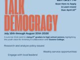 Youth Talk Democracy Summer 2026
