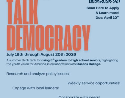 Youth Talk Democracy Summer 2026