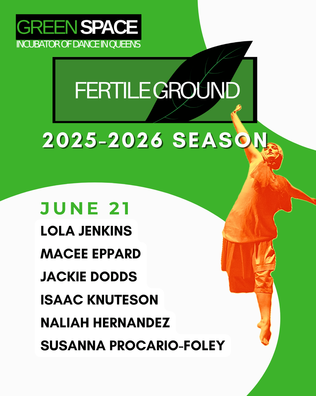 Green Space & Dance Entropy Events in June