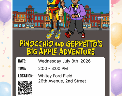 First-Ever Puppet Show at Whitey Ford Field