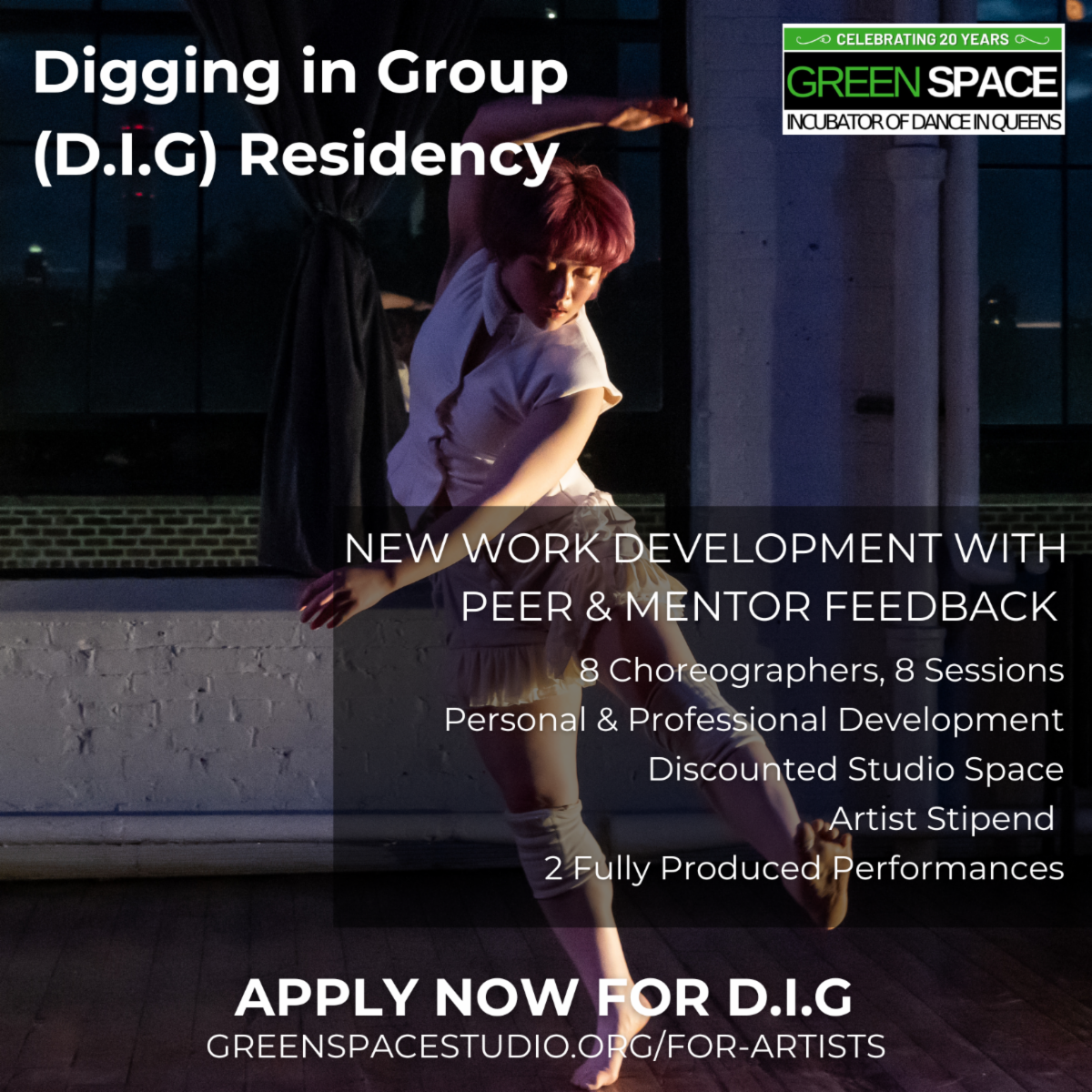 Green Space Opens Applications for D.I.G. Residency and Fertile Ground Season