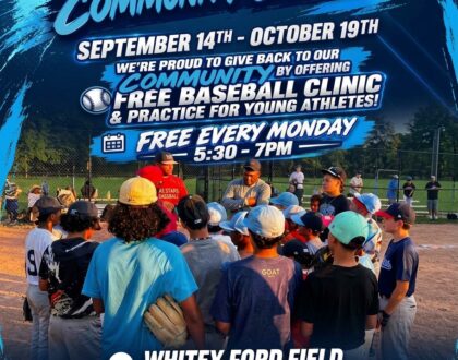 Free Baseball Clinics at Whitey Ford Field Every Monday