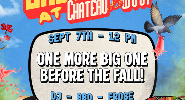 Labor Day Cookout at  Château le Woof (Sept 7th)